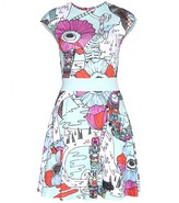 Thumbnail for your product : Mary Katrantzou Poppies printed jersey dress
