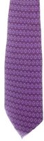 Thumbnail for your product : Hermes Abstract Print Silk Tie