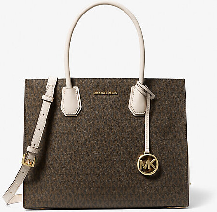 Michael Kors Mercer Extra-Small Logo and Leather Crossbody Bag - Pwd Blsh  Mlt • Price »