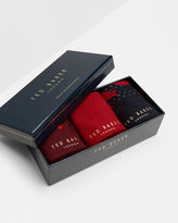 Thumbnail for your product : Ted Baker Three pack sock set