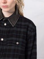 Thumbnail for your product : Diesel Denim-Collar Checked Shirt
