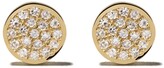 Thumbnail for your product : Ef Collection 14kt Yellow Gold Curved Diamond Bar Ear Cuffs
