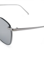 Thumbnail for your product : Linda Farrow Aviator Circular Sunglasses