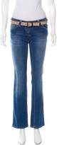 Thumbnail for your product : Burberry Low-Rise Straight-Leg Jeans w/ Belt