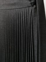 Thumbnail for your product : P.A.R.O.S.H. Pleated Flared Midi Skirt