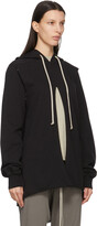 Thumbnail for your product : Rick Owens Black Rigolet Cape Hoodie