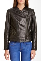 Thumbnail for your product : Cole Haan Asymmetrical Zip Leather Jacket