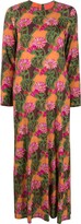 Thumbnail for your product : La DoubleJ Floral Print Long-Sleeve Dress