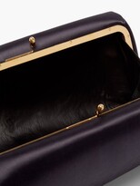 Thumbnail for your product : Jil Sander Chain-strap Padded Satin Clutch - Navy