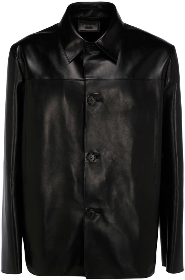 Prada Men's Leather & Suede Coats | Shop the world's largest collection of  fashion | ShopStyle