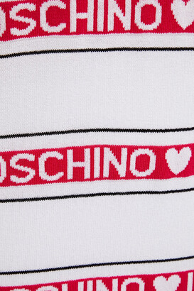Love Moschino Jacquard-knit mini dress