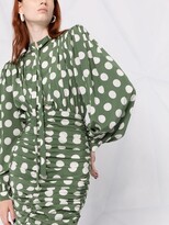 Thumbnail for your product : Giuseppe di Morabito Polka Dot Print Silk Dress