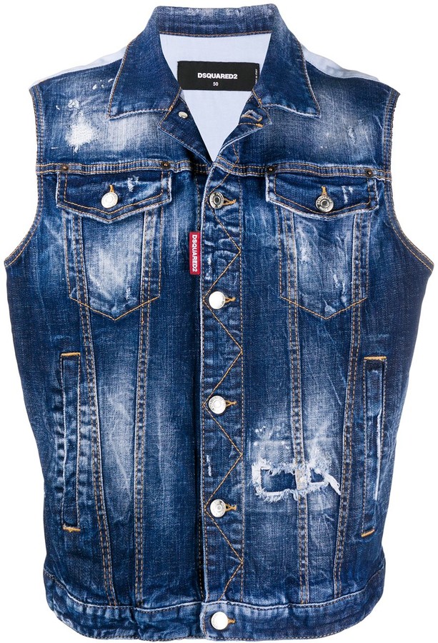 sleeveless jeans jackets for mens online