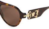 Thumbnail for your product : Versace 58MM Filigree Detail Aviator Sunglasses