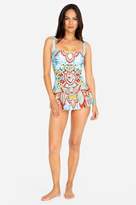 Thumbnail for your product : Johnny Was Heloise Ruched Skirted One Piece
