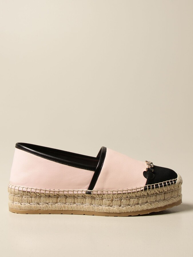 Ferragamo Espadrilles Espadrilles In Leather And Canvas With Horsebit ShopStyle