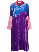 Thumbnail for your product : Comme des Garçons Comme des Garçons Panelled Velvet Dress