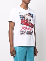 Thumbnail for your product : Doublet graphic-print cotton T-shirt