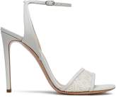 Thumbnail for your product : Casadei Leather And Lace Sandals