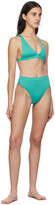 Thumbnail for your product : Nike Green Essential High Waist Bikini Bottom