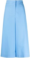 Thumbnail for your product : MSGM Wide-Leg Cropped Trousers