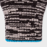 Thumbnail for your product : Paul Smith Men's Black Space Dye Wool Gloves