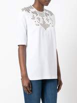Thumbnail for your product : Stella McCartney perforated lace panel blouse