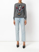 Thumbnail for your product : Valentino Tattoo Intarsia Jumper