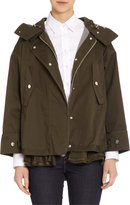Thumbnail for your product : Moncler Givre Ruffle-skirt Jacket