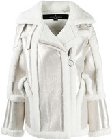 Thumbnail for your product : Nicole Benisti Montaigne shearling-trimmed jacket