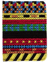 Thumbnail for your product : ASOS Travel Card Holder With Cross Stitch Detail