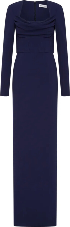 Rebecca Vallance Nemy long-sleeve corset dress