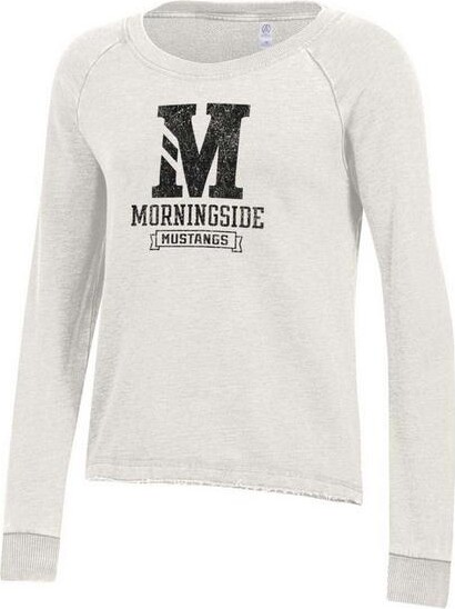 Alternative Apparel Women's Morningside Mustangs Lazy Day Crew