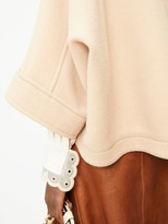 Thumbnail for your product : Chloé High-neck Wool-blend Jacket - Beige