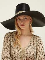 Thumbnail for your product : Missoni Mare - Banded Wide-brim Hat - Womens - Black