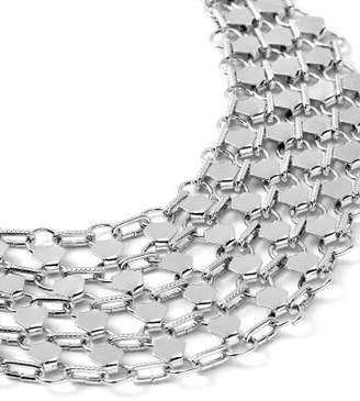 Penningtons Metal Link Statement Necklace