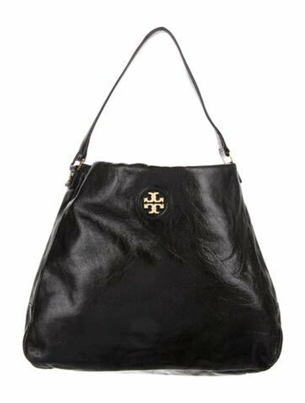 Tory Burch Leather Hobo Black ShopStyle
