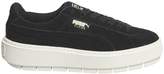 Thumbnail for your product : Puma Suede Platform Trace Trainers Black White