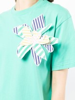 Thumbnail for your product : Mira Mikati bow-appliqué crewneck T-shirt