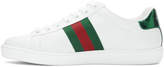 Thumbnail for your product : Gucci White New Ace Sneakers