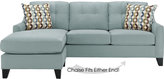 Thumbnail for your product : Rooms To Go Cindy Crawford Madison Place Indigo 2Pc Sectional