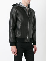 Thumbnail for your product : Alexander McQueen hooded bomber jacket