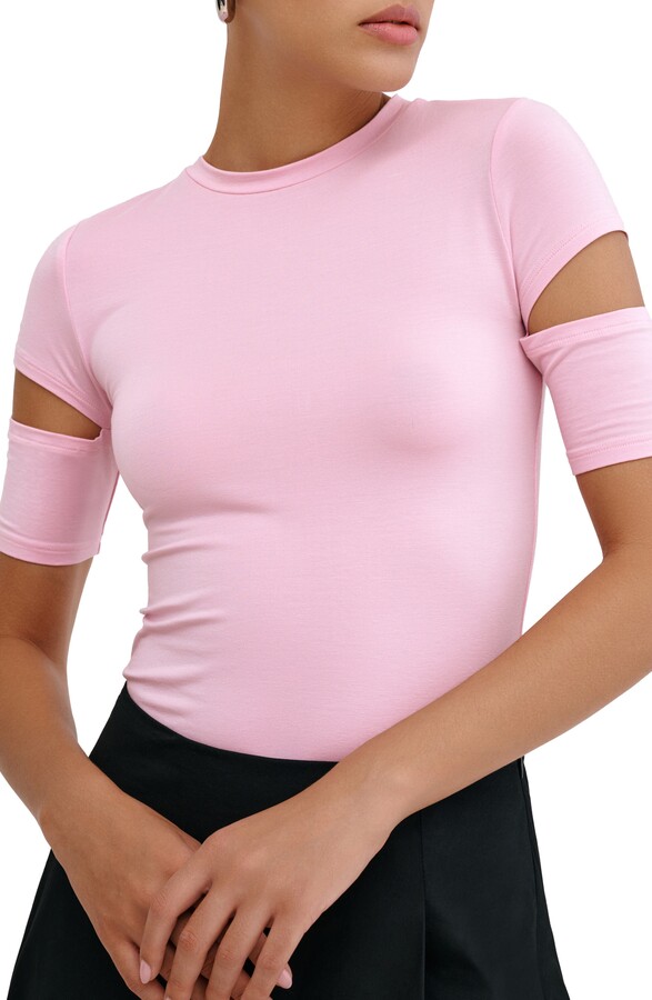Marcella Esme Sleeve Cutout Top