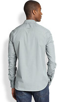 Thumbnail for your product : Vince Mini-Check Button-Down Shirt