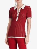 Thumbnail for your product : Burberry Two-tone Cashmere Silk Polo Shirt