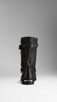 Thumbnail for your product : Burberry Belted Leather Boots