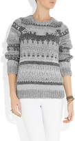 Thumbnail for your product : MICHAEL Michael Kors Metallic-paneled chunky-knit sweater