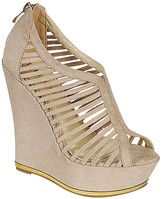 Thumbnail for your product : Liliana Sirika Caged Wedge