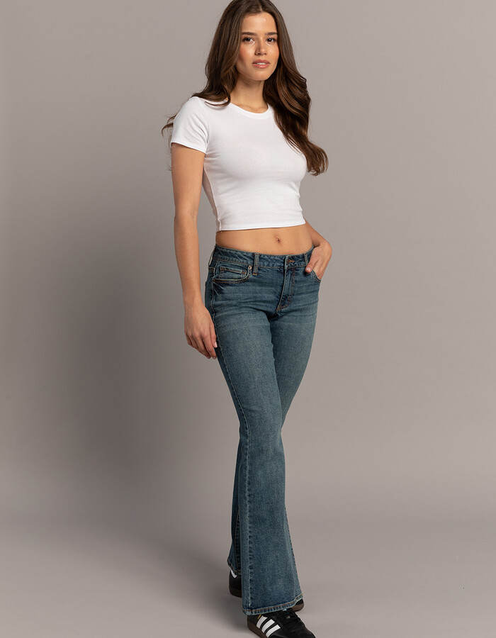 RSQ Womens Low Rise Flare Jeans - ShopStyle