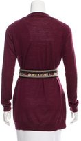 Thumbnail for your product : Megan Park Embroidered Wool Cardigan w/ Tags